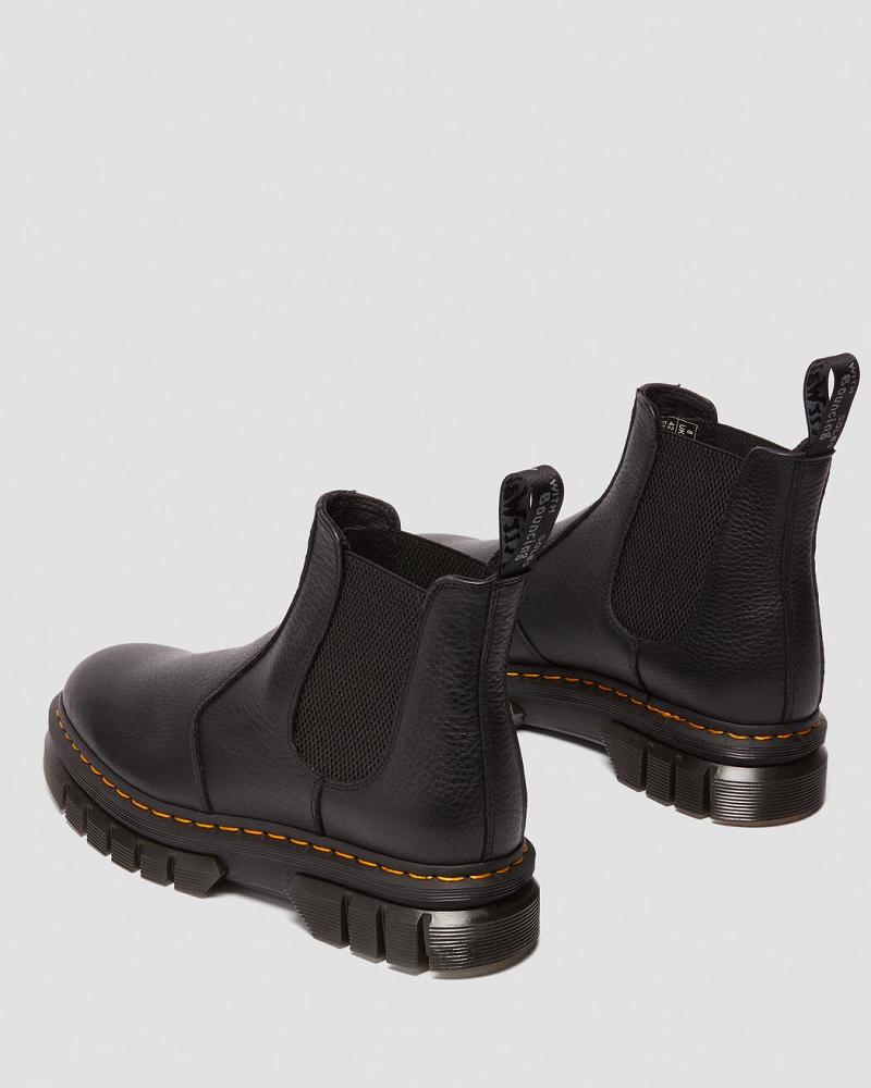 Dr Martens Rikard Lunar Læder Ankelstøvler Herre Sort | DK 446OKI